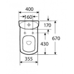 Roca 80N512 Dama Senso 原裝油壓廁板